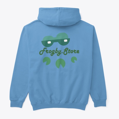 Frogby Golf Cartin' Carolina Blue Camiseta Back