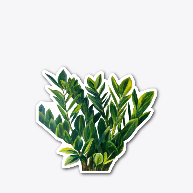 Zanzibar Gem Art Work for Plant Lover