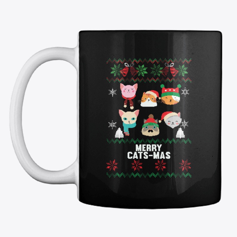 Merry Catsmas Cat  and Winter Lovers