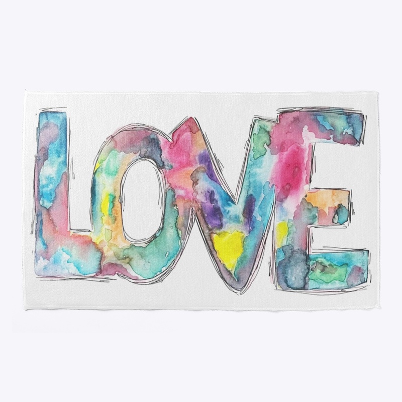 Watercolor LOVE shirt