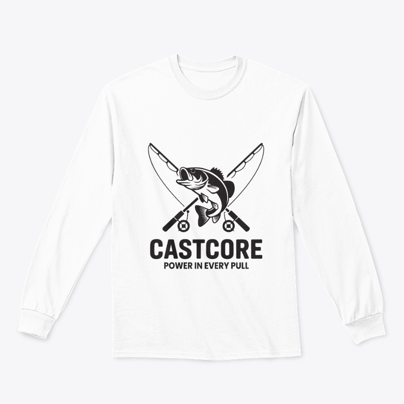 Castcore Power In Every Pull typography