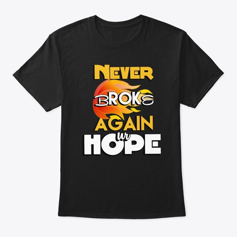 Never Broke Again Hoodie Official Black T-Shirt Front