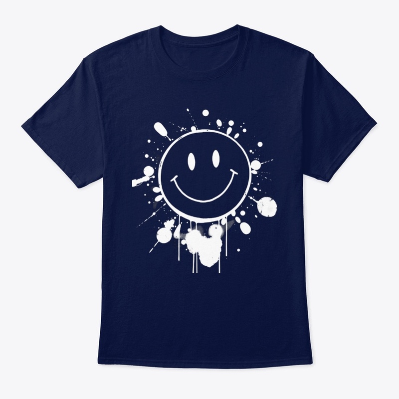 Smiley Splatter Art