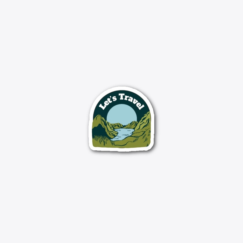Let’s Travel – Adventure Sticker