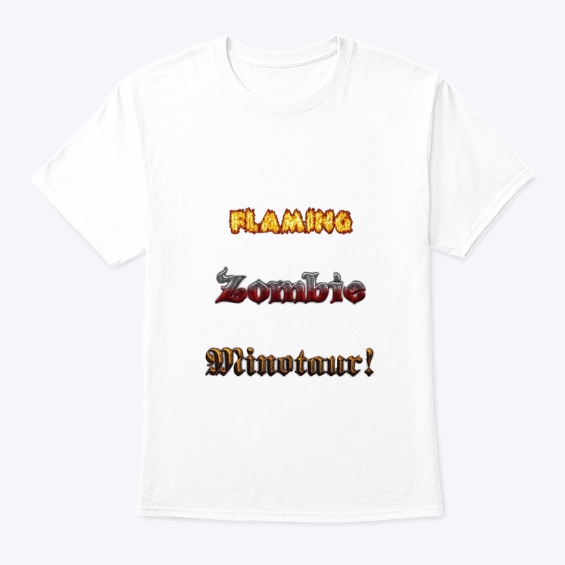 Flaming Zombie Minotaur!