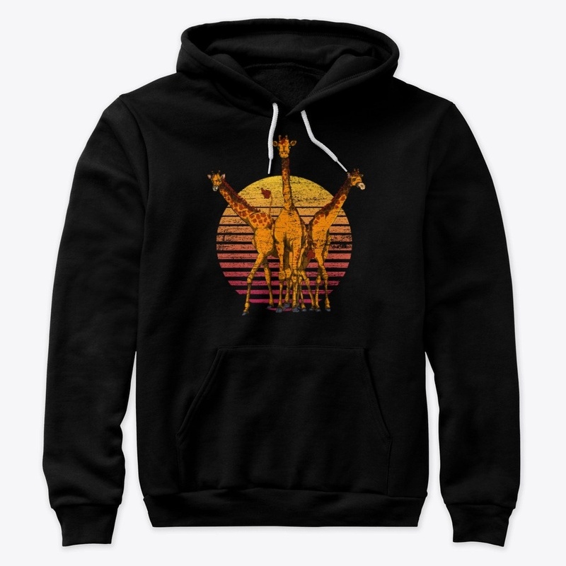 Retro Giraffe - Gift For Animal Lover