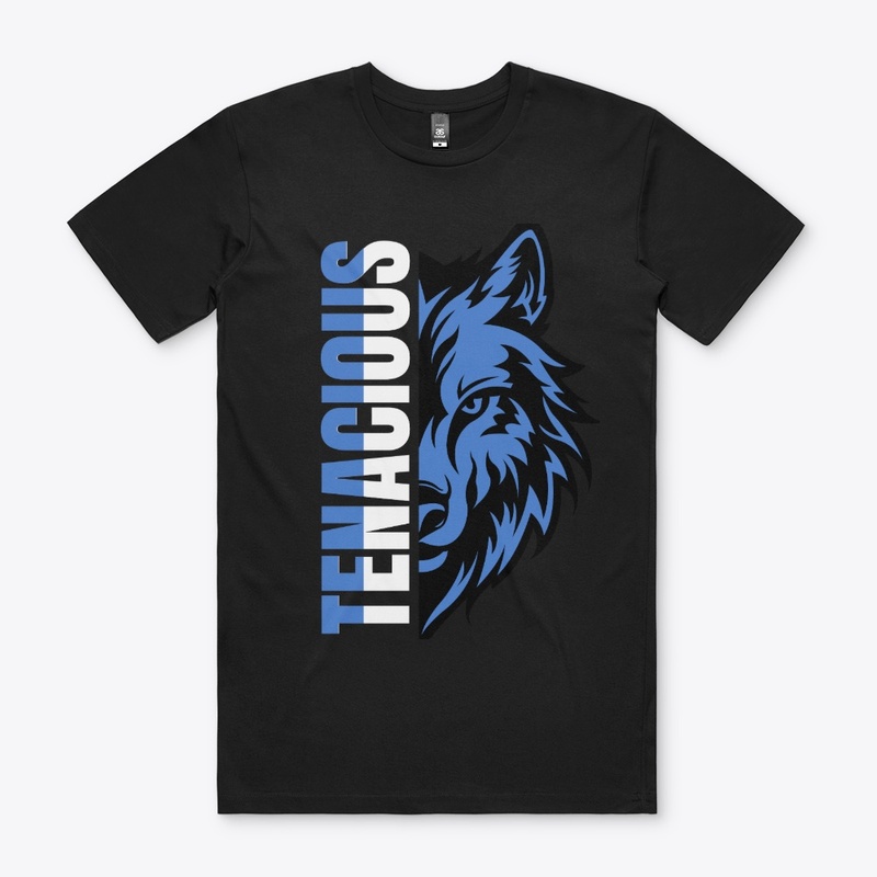 Tenacious Wolf (Blue)