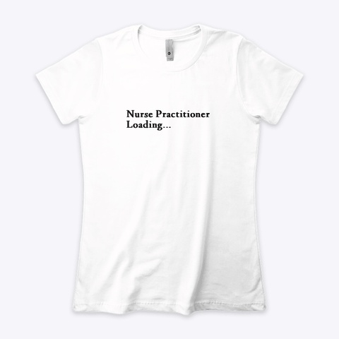 Np Loading (Women) White Camiseta Front