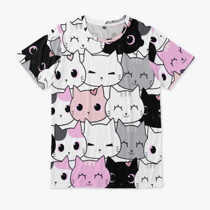 Cute Cats Allover Print