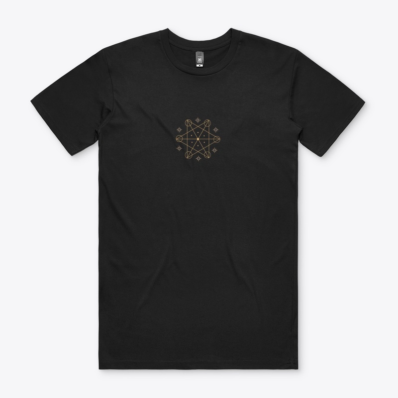 geomatrics logo style t - shirt
