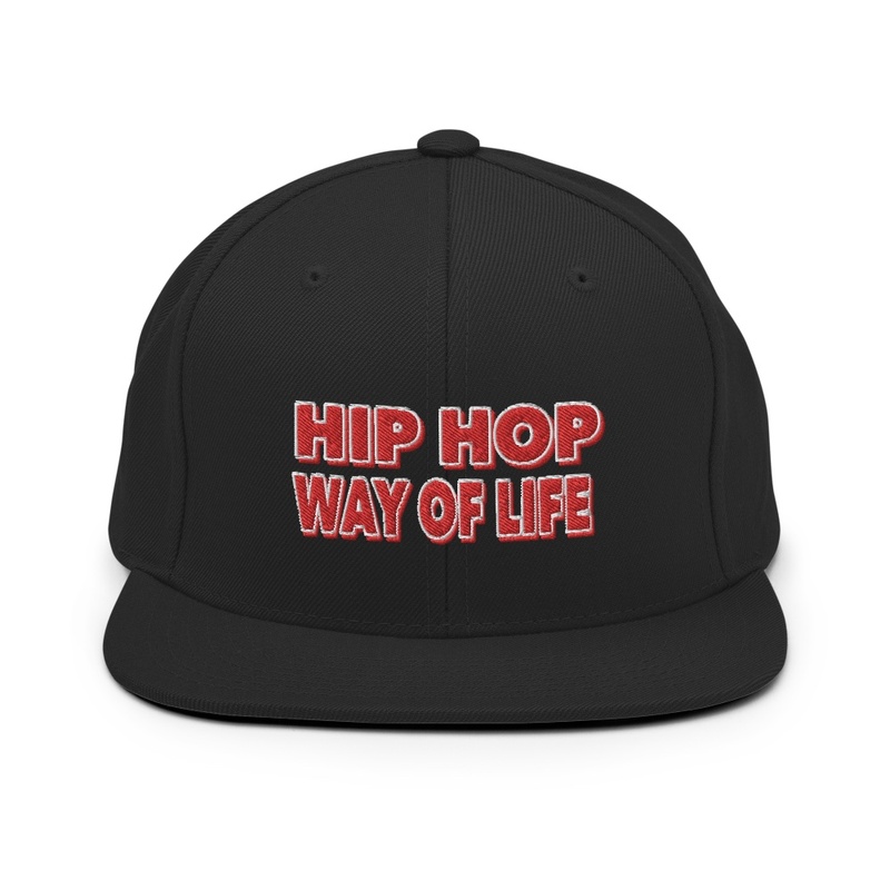 Hip Hop Way Of Life Red Snapback