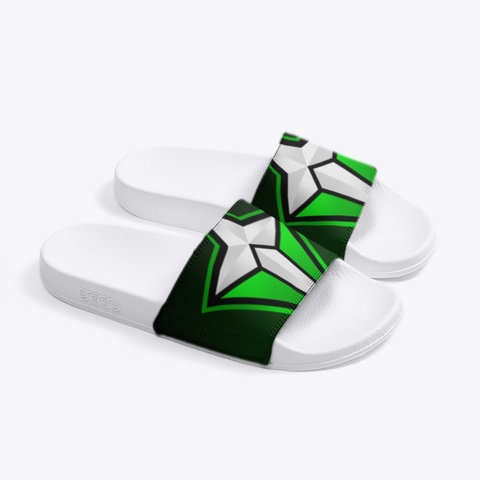 Tc Logo Slides White T-Shirt Right