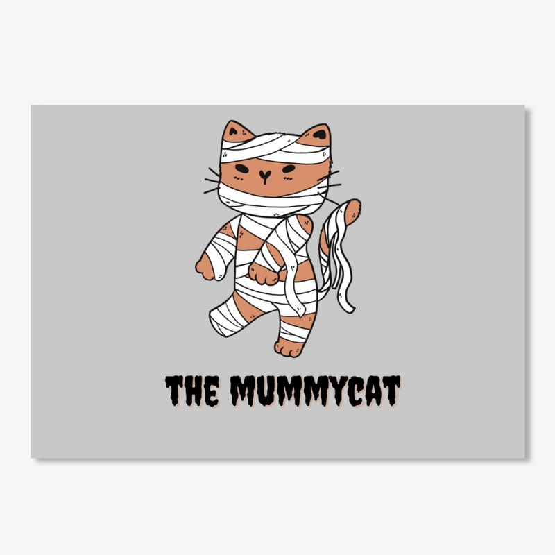 Halloween, cat, mummy