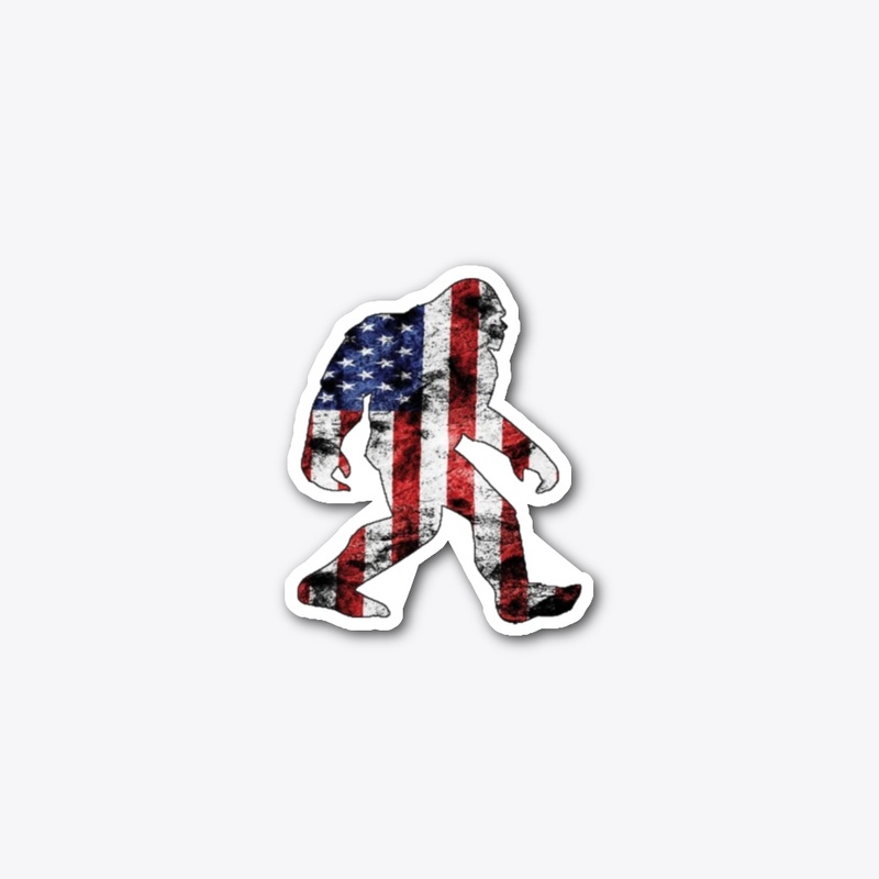 Bigfoot USA v5 Sticker