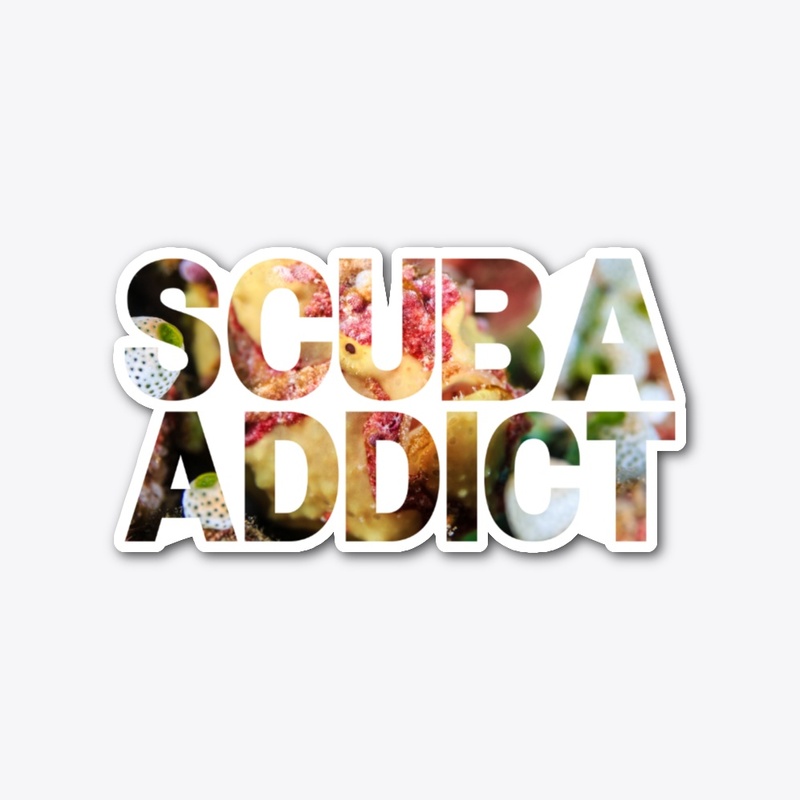Scuba addict frog fish
