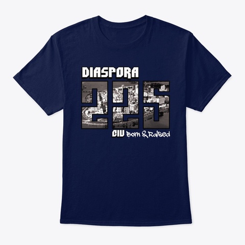 Diaspora 225 Men Unisex Navy Kaos Front