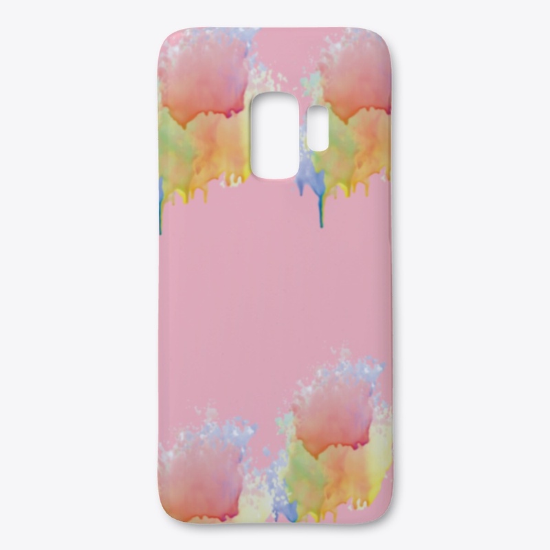 Pastel color grunge pattern design