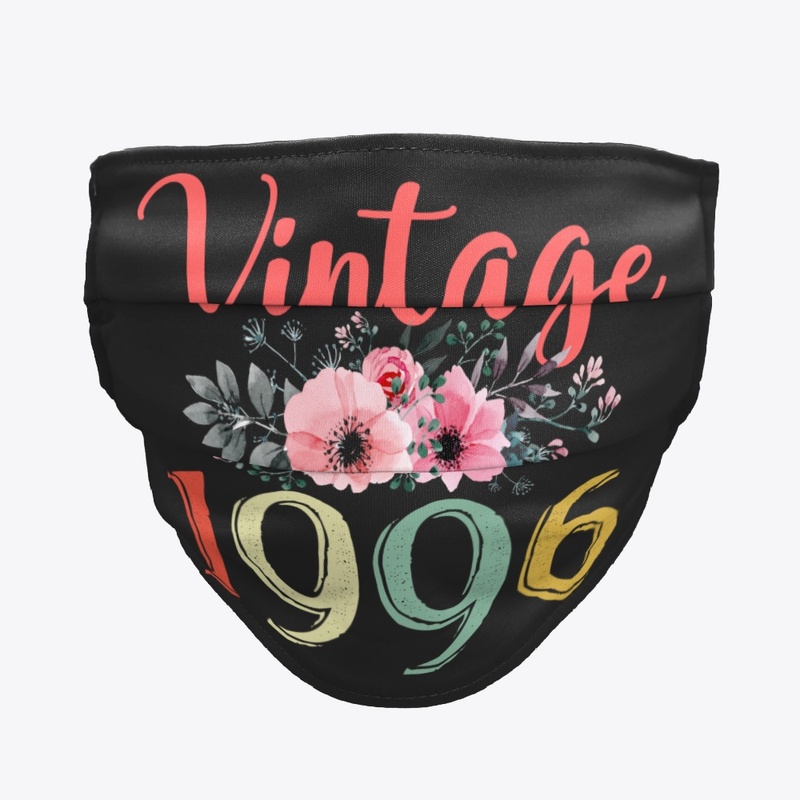 Vintage 1996 Floral 24th Birthday Gift