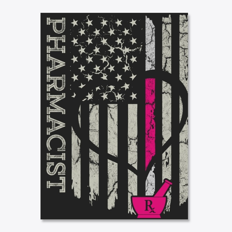 US Flag Pharmacist Blanket