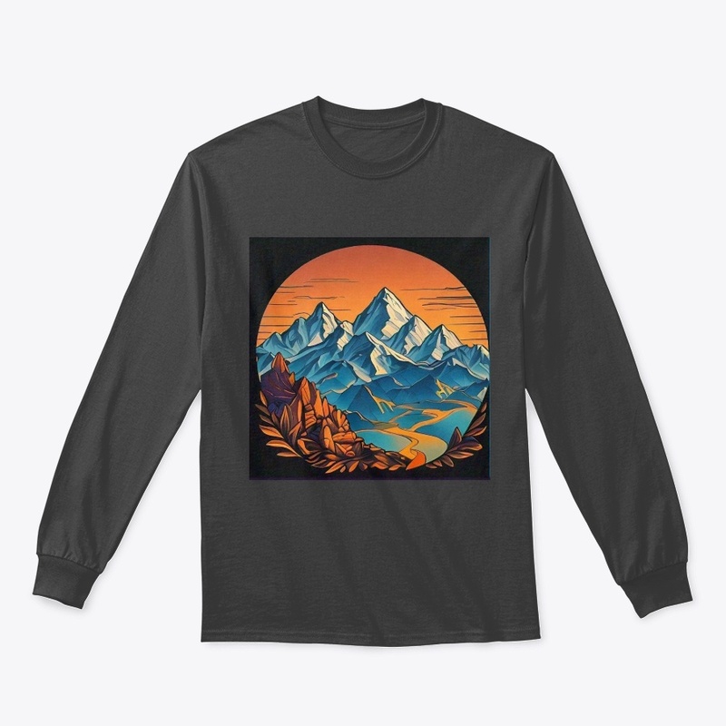 natural scene t shirt desing 