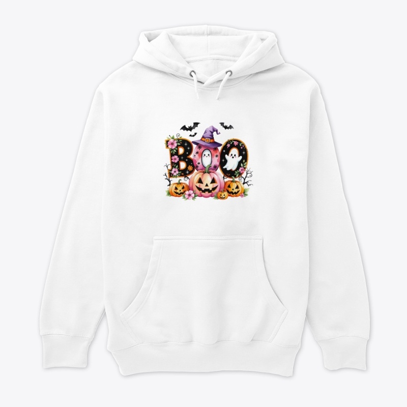 BOO Halloween Ghost Design