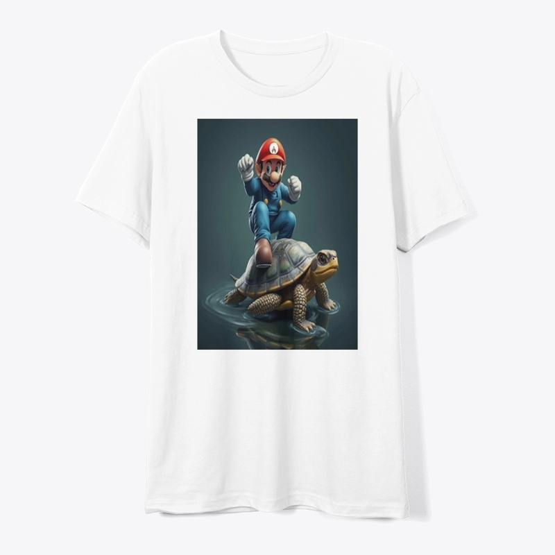 Plumber Stomping on Turtle