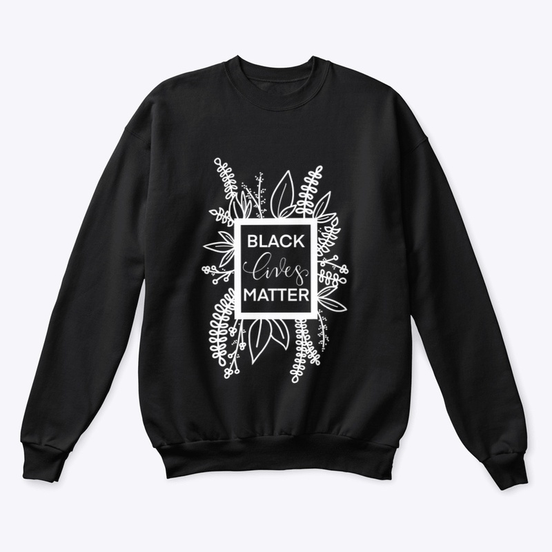 Black Lives Matter Floral Tee