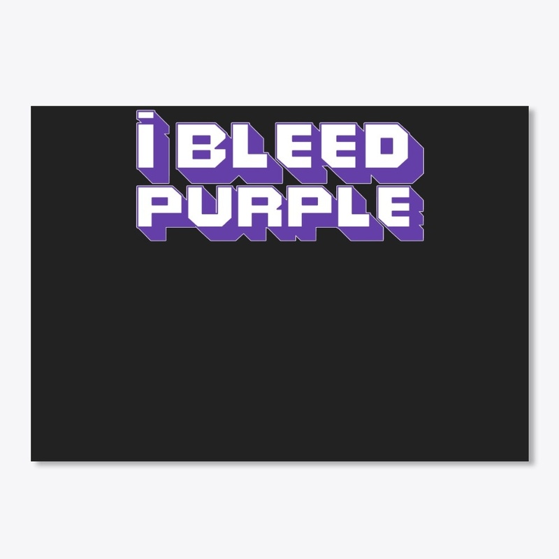 Bleed Purple Streamer Gift Funny Gamer
