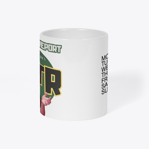 Hotr Bright And Early Host Mug On A Mug White Kaos Right