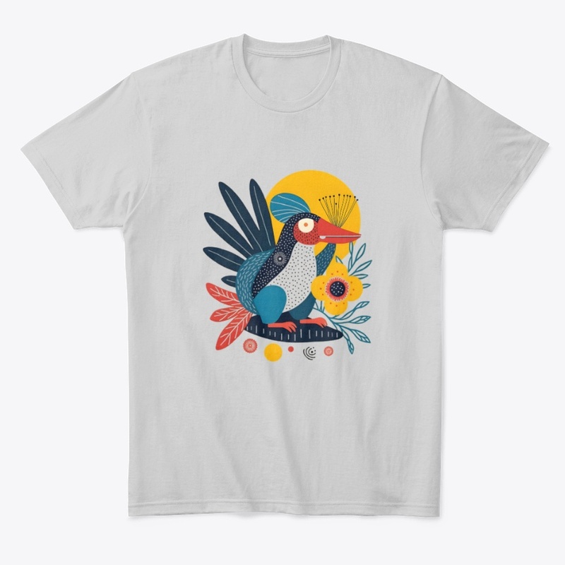 Trendy graphic art T-shirt design