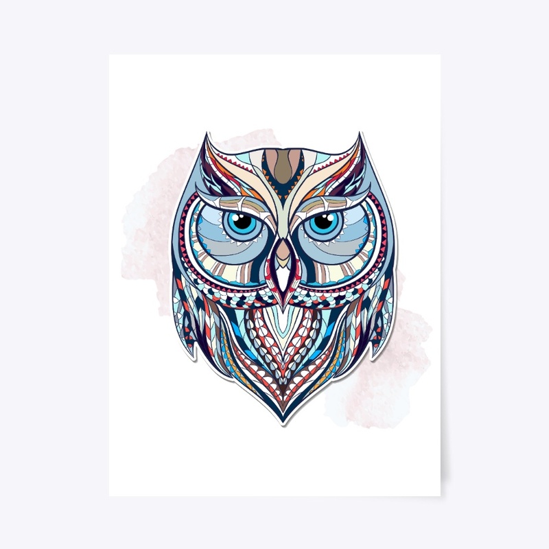 Ethnic Animal Collection: Owl Graphic