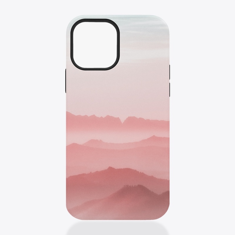 new pink shade mountain design 