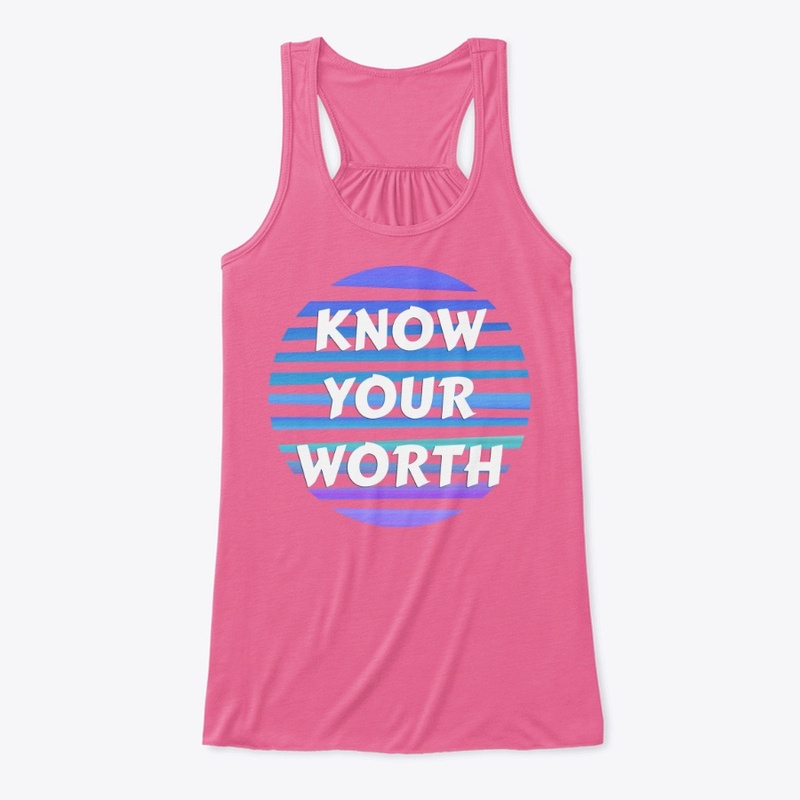 Know Your Worth Striped Sun Shirt