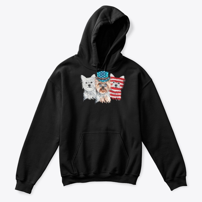 4th Of July Patriotic Yorkie Lover Gift