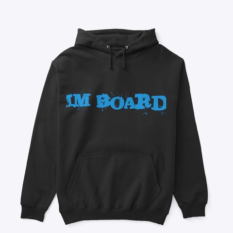 Im Board Black T-Shirt Front