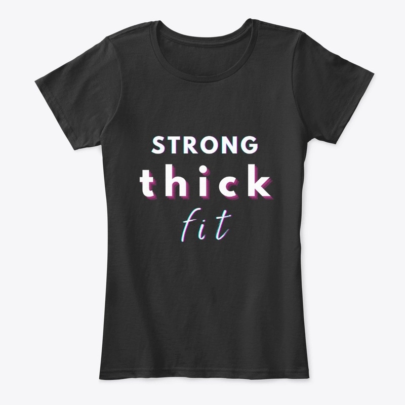 strong, thick, fit (pink shadow)