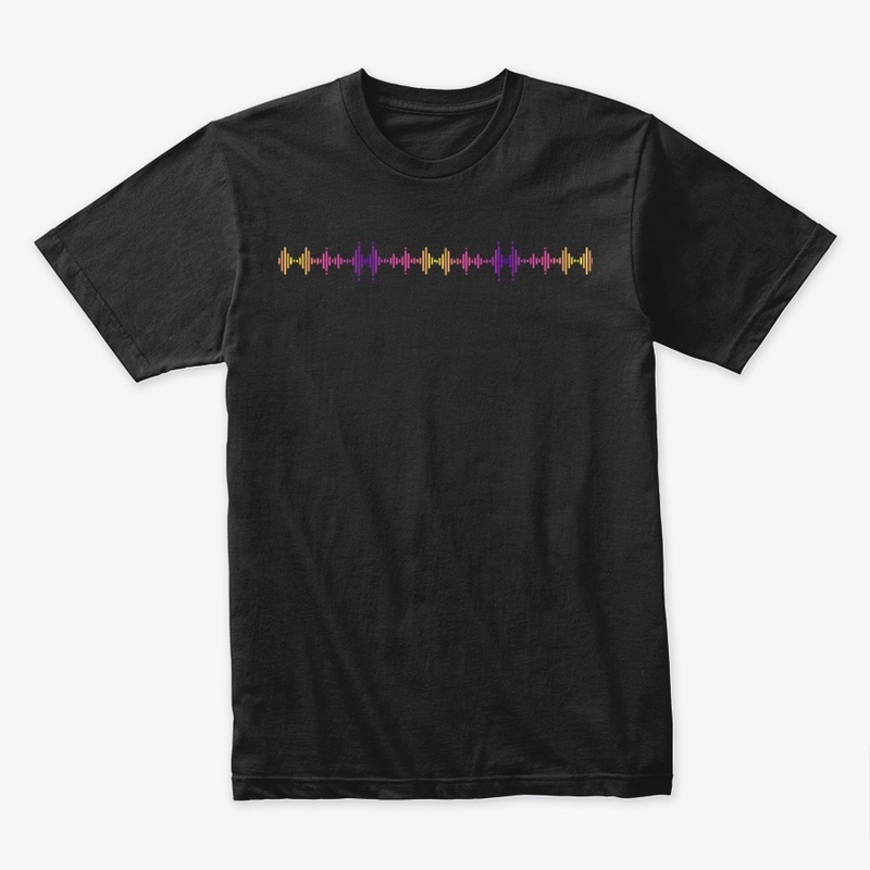 Colorful sound t-shirt