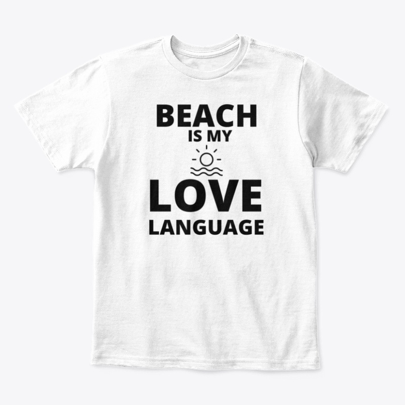 Beach is my love language funny summer q