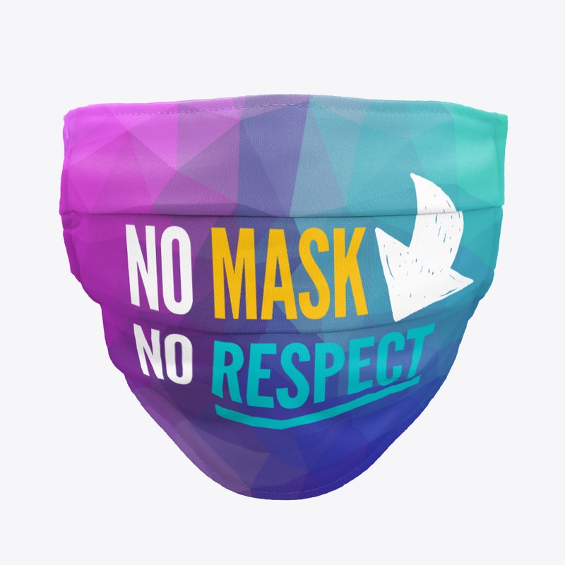 No Mask, No Respect Mask (Modern Purple)