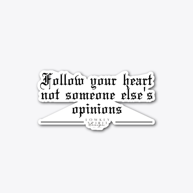 Follow your heart no BF (bright product)