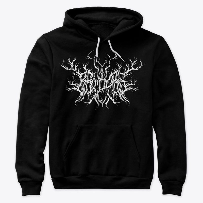 Brutal Logo White Premium Hoodie