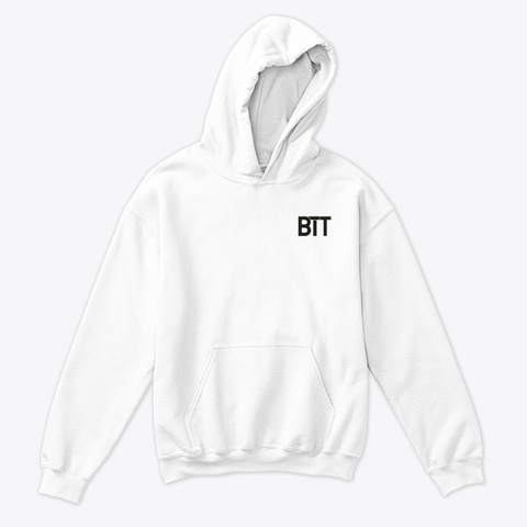 Btt Fax3d Hoodie White T-Shirt Front