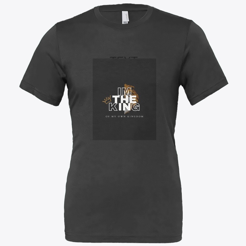  I Am The King ,,Lion Graphic T-shirt 