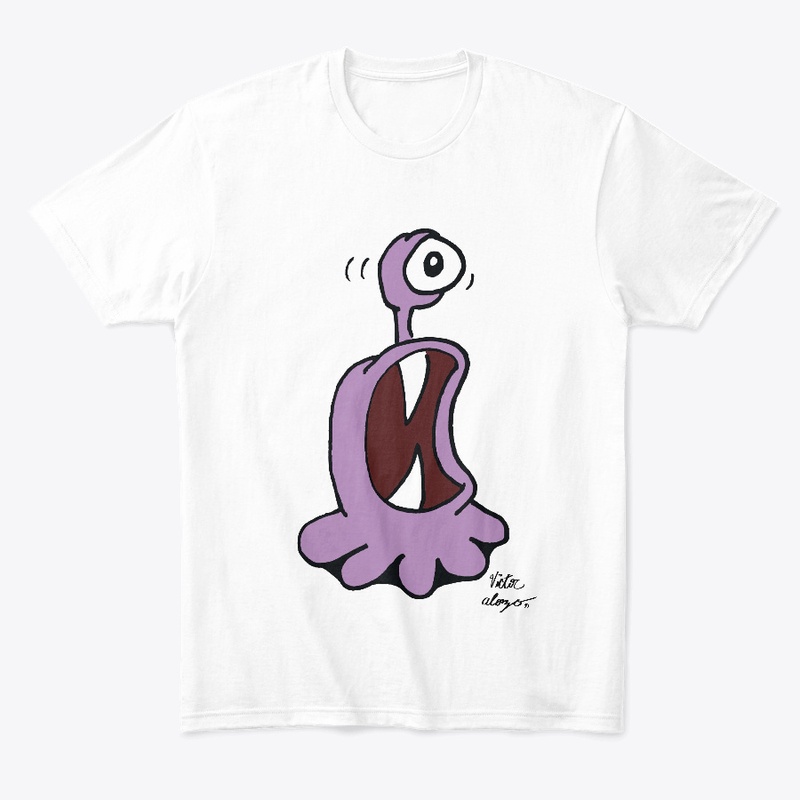 Toothy the alien.