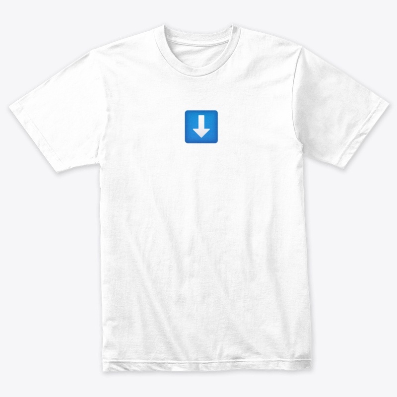 Down arrow t-shirt 
