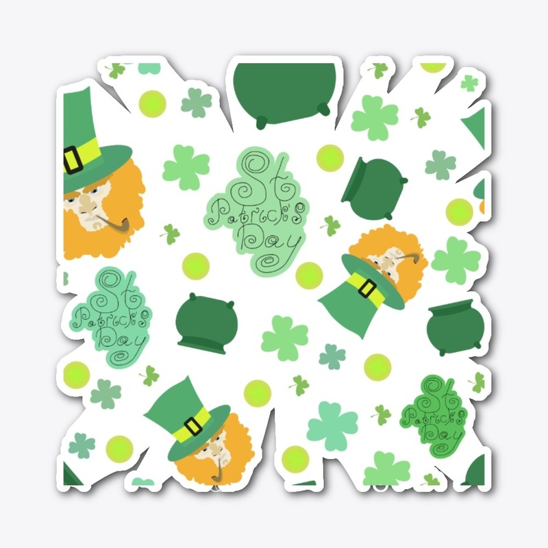 St. Patricks Day Leprechaun/Shamrock 