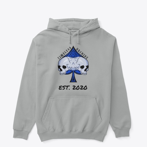 Memento Mori Hoodie  Sport Grey Maglietta Front