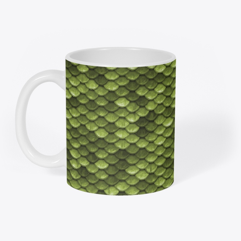 Green Mermaid Fish Scales