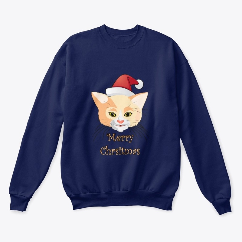Merry Christmas Cute Kitten