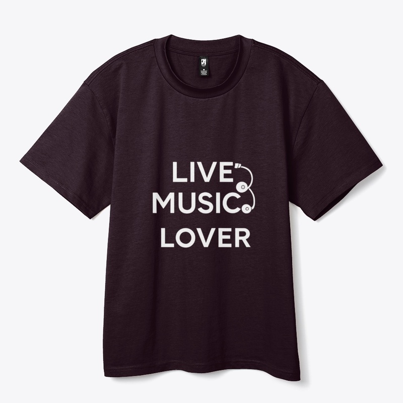 Acoustic To Stadium Live Music Lover Tee